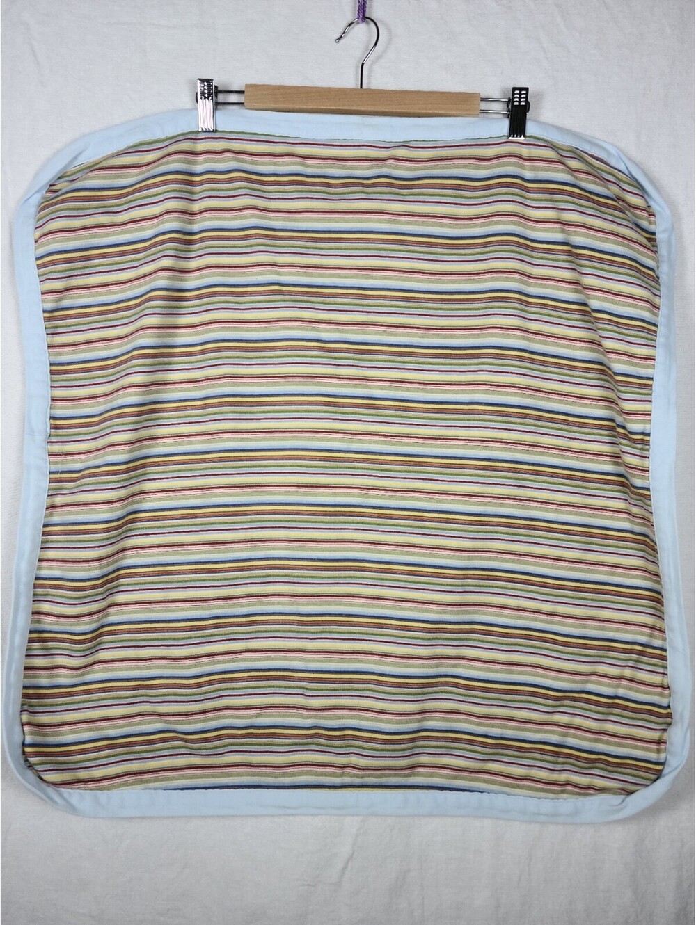 Baby Connection Jersey Striped Baby Blanket Cotton 27x30